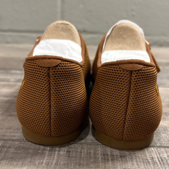 VIVAIA Natalie Caramel Brown Casual Mary Jane Shoes EUC Clean! 8, EU39 - Picture 6 of 8